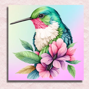 Mini Hummingbird Canvas - Paint by numbers