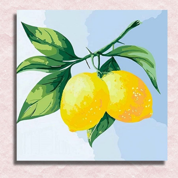 mini lemons - paint by numbers canvas