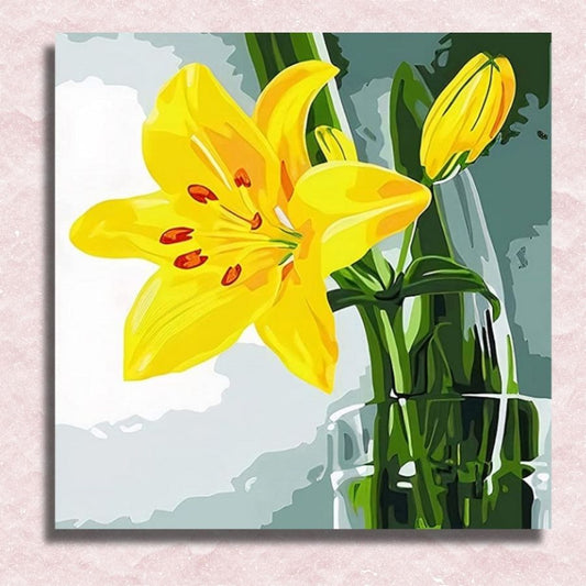 Mini Narcissus Canvas - Paint by numbers