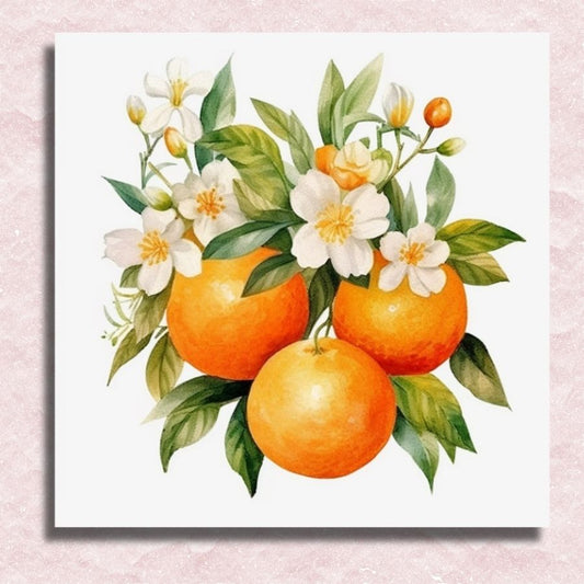 Mini-Orangen-Leinwand - Malen-nach-Zahlen-Shop
