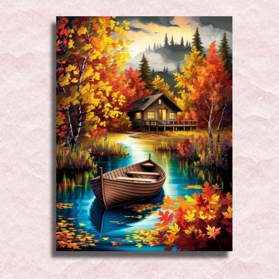 Misty Autumnal Peace Canvas - Paint by numbers