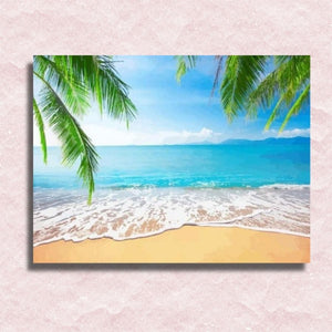 Ocean and Blue Sky Canvas - Painting by numbers shop