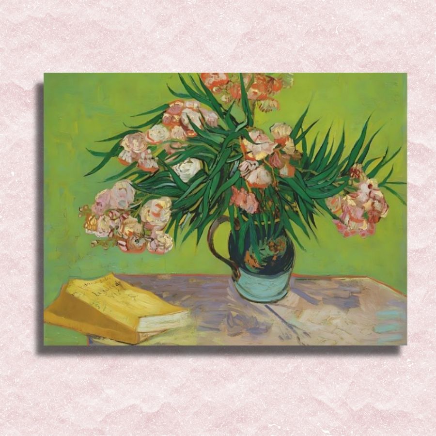 Van Gogh - Oleanders Canvas - Schilderij op nummer winkel
