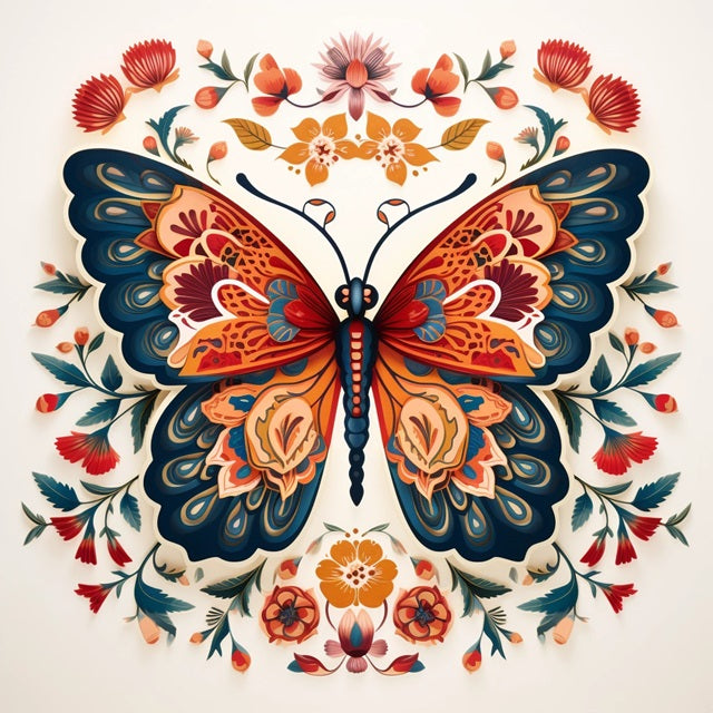 Ornamental Butterfly - Painting by numbers shop