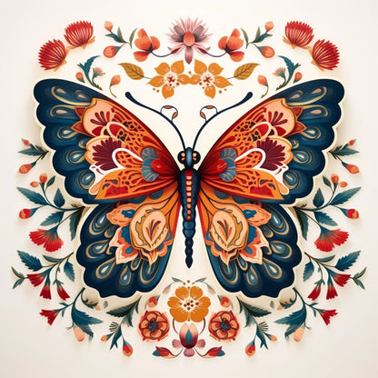 Ornamental Butterfly - Painting by numbers shop