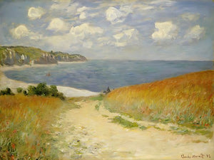 Claude Monet - Pad in de tarwe bij Pourville - Verf op nummer