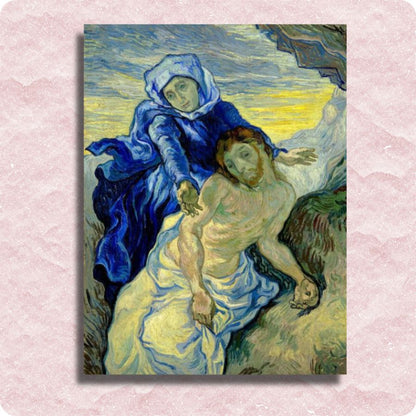 Van Gogh - Pieta (after Delacroix) Canvas - Paint by numbers