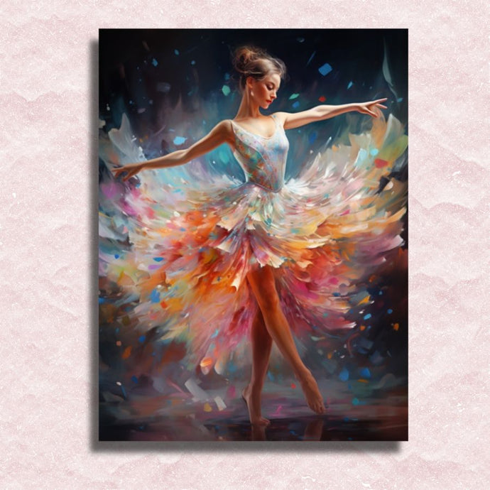 Poetic Ballet Canvas - Painting by numbers shop