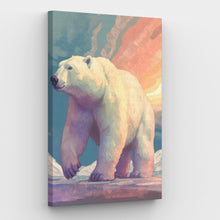 Laden Sie das Bild in den Galerie-Viewer, Shop „Eisbär-Leinwand – Malen nach Zahlen“.