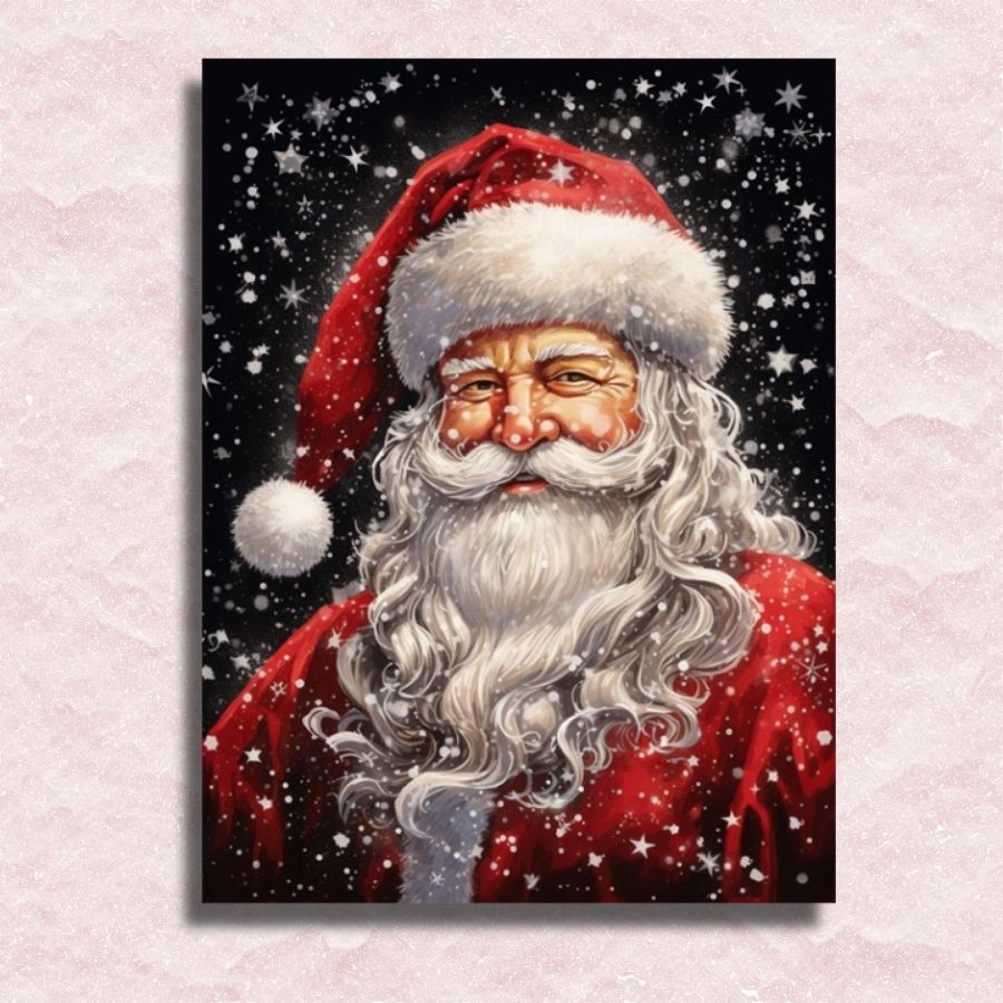 Pop Art Santa Canvas - Painting by numbers shop