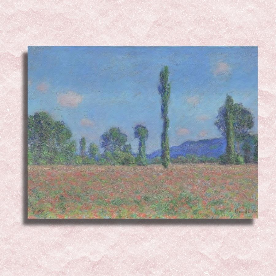 Claude Monet - Poppy Field Canvas - Paint by numbers
