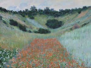 Claude Monet – Mohnfeld in einer Mulde – Malen nach Zahlen
