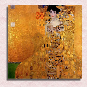 Gustav Klimt - Portret van Adele Bloch Bauer Canvas - Schilderij op nummerwinkel