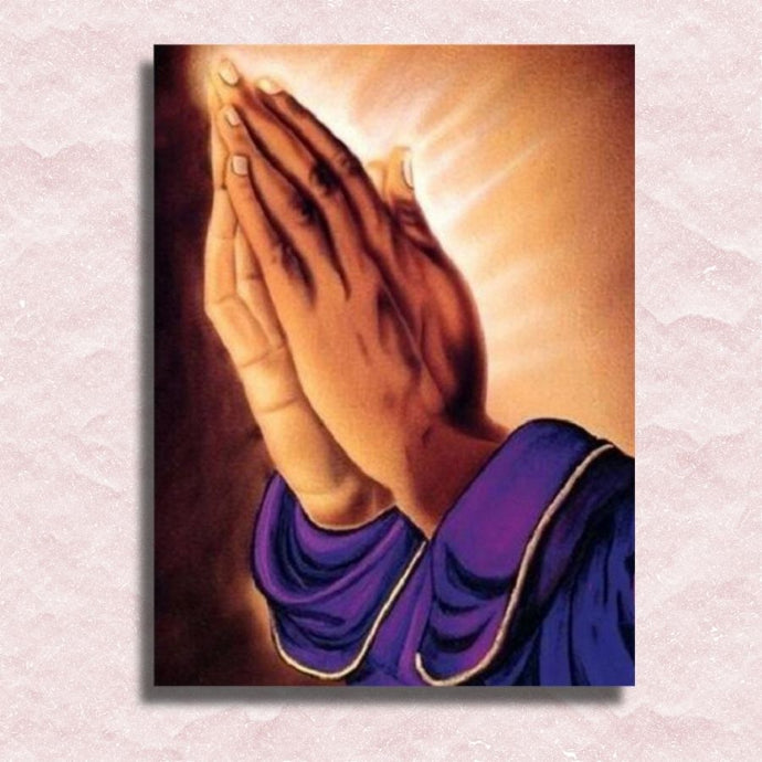 Praying Hands Canvas - Painting by numbers shop