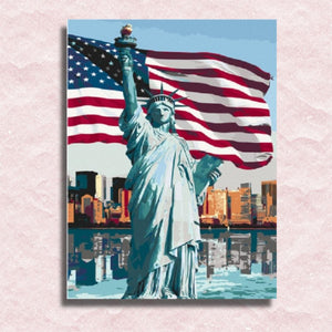 Proud Statue Canvas - Painting by numbers shop