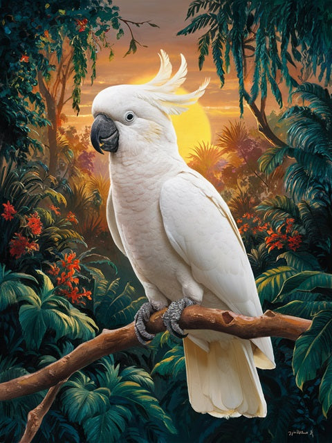 Quirky Cockatoo - Paint by numbers