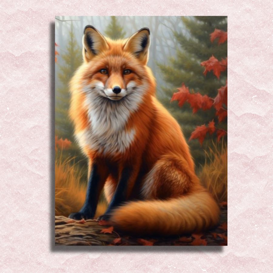 Red Fox Canvas - Painting by numbers shop