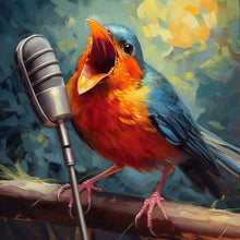 Load image into Gallery viewer, Rock Star Bird - Painting by numbers shop
