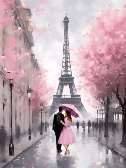 Romantisch Parijs - Schilderen op nummer winkel