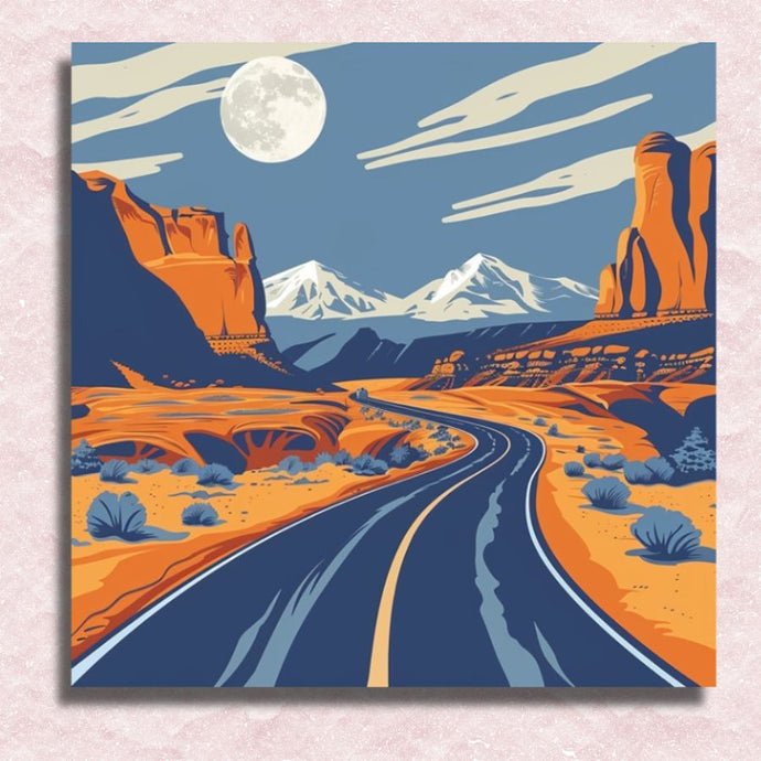Route 66 Canvas - Painting by numbers shop