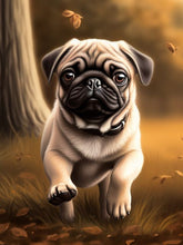 Laad afbeelding in Gallery-viewer, Cute Pug Piant op nummer