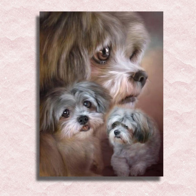 Shih Tzu Canvas - Painting by numbers shop