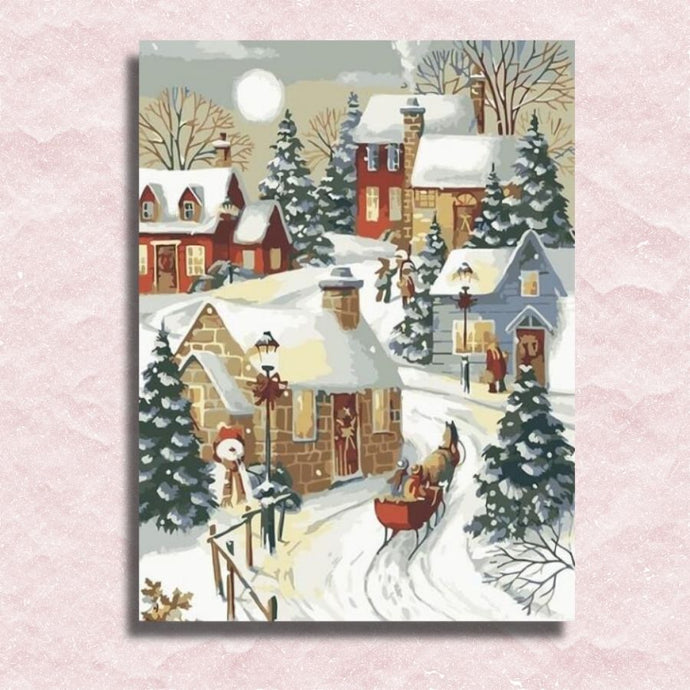Sleigh Ride Canvas - Painting by numbers shop