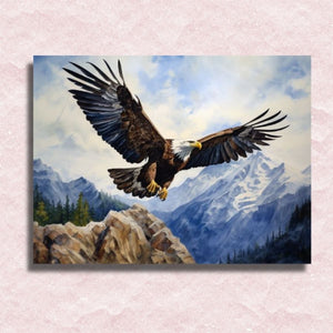 Soaring Eagle Canvas - Schilderij op nummerwinkel