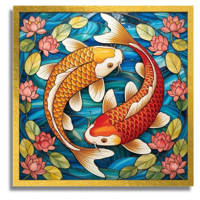 Song of the Koi Canvas - Paint by numbers