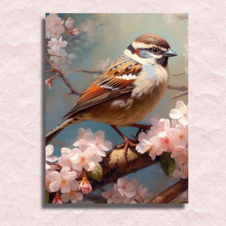 Sparrow Canvas - Paint by numbers