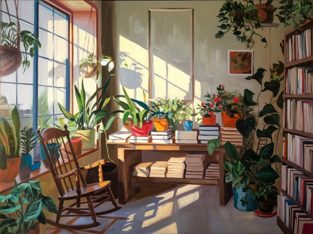 Sunlit Library - Paint by numbers