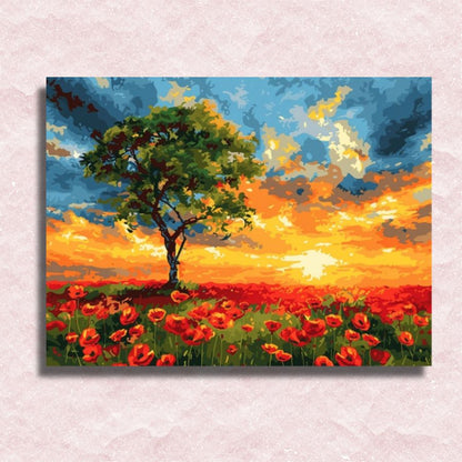 Sunset Colorful Play Canvas - Painting by numbers shop