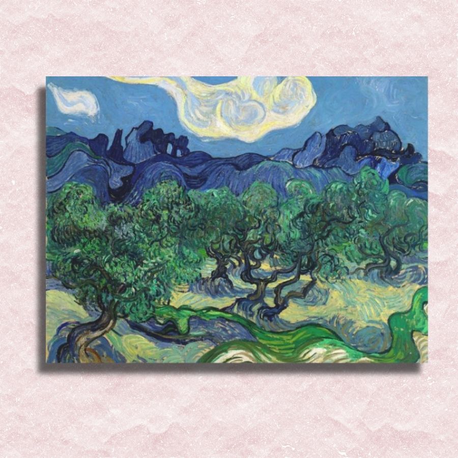 Van Gogh - De olijfbomen canvas - Schilderij op nummer winkel