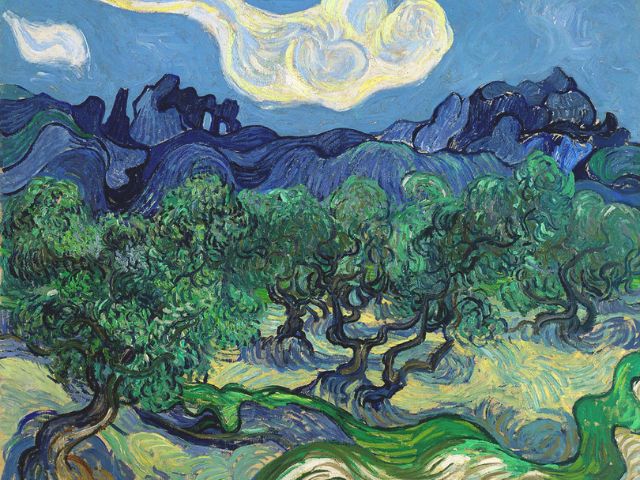 Van Gogh - Die Olivenbäume - Malen-nach-Zahlen-Shop
