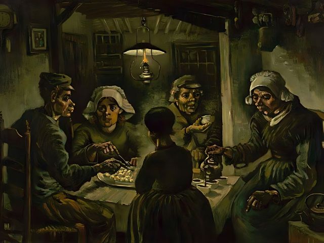 Van Gogh - The Potato Eaters - Painting by numbers shop