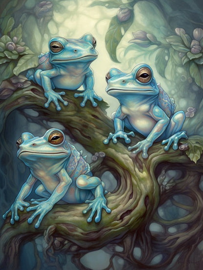 These Cute Frogs - Painting by numbers shop
