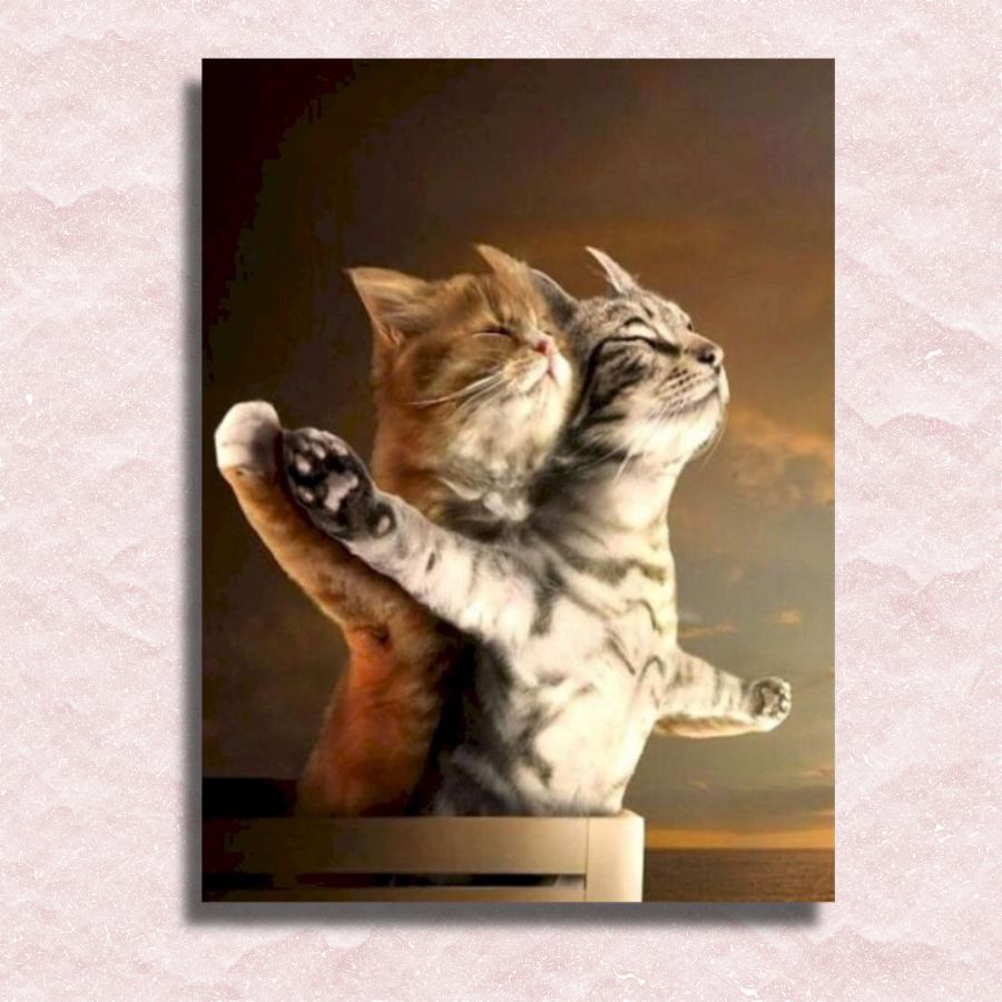 Titanic Cats Canvas - Paint by numbers
