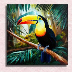 Toucan Bird Canvas - Painting by numbers shop