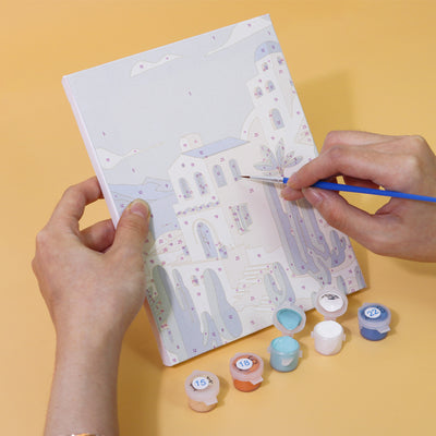 Travel poster- Mini paint by numbers - How to paint