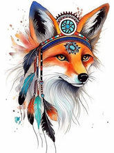Load image into Gallery viewer, Tribal Fox - Painting by numbers shop
