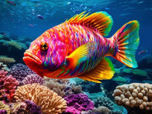 Laad de afbeelding in de Gallery-viewer, Tropical Fish Paint by numbers