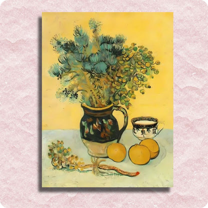 Van Gogh - Still Life Majolica Jug with Wildflowers - Paint by numbers