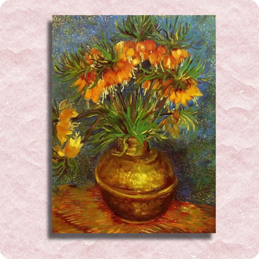 Van Gogh - Fritillaries in a Copper Vase Canvas - Paint by numbers