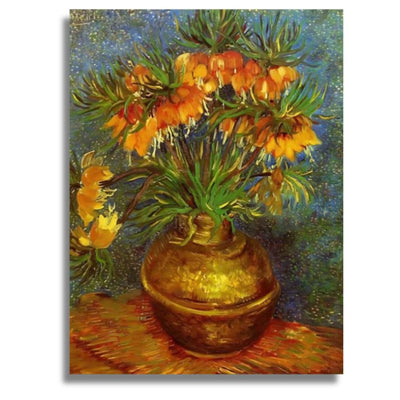 Van Gogh - Fritillaries in a Copper Vase Canvas - Paint by numbers