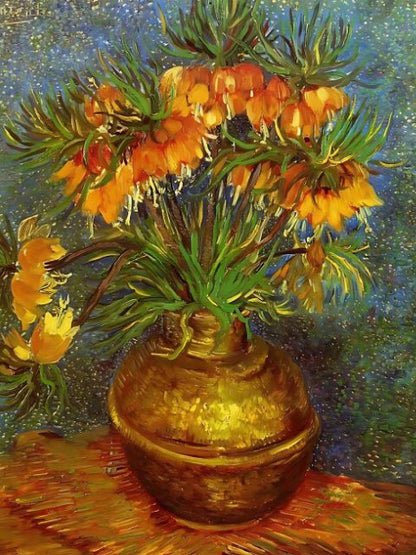 Van Gogh - Fritillaries in a Copper Vase - Paint by numbers