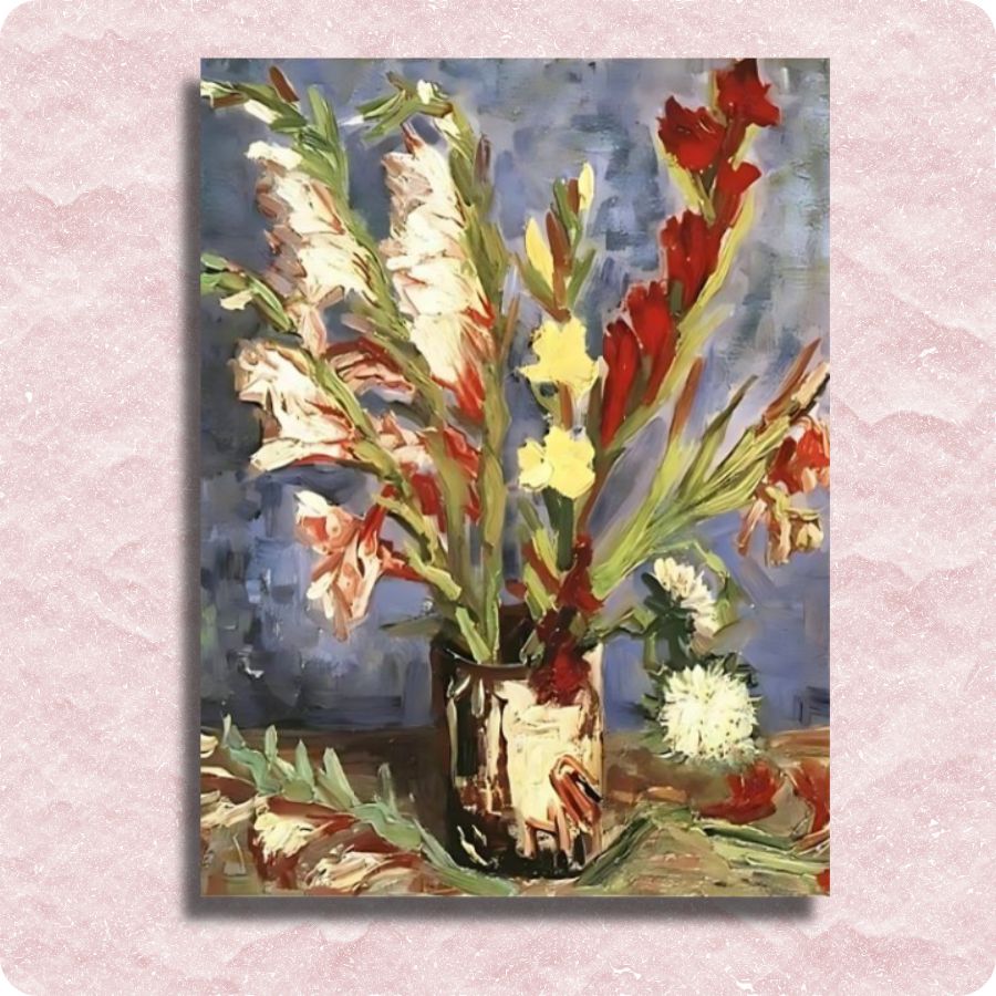 Van Gogh – Vase with Gladioli Canvas - Paint by numbers