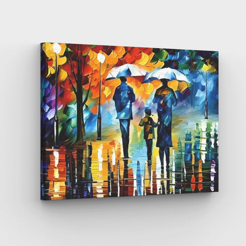 Stroll in Park Paint by Numbers Canvas