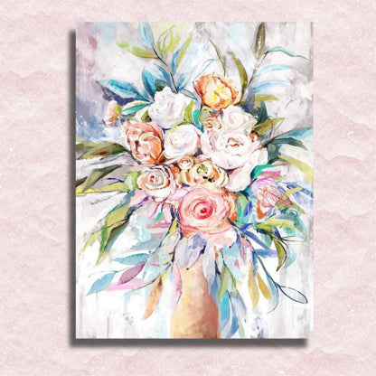 Wedding Bouquet Canvas - Painting by numbers shop