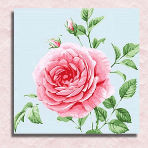 Wild Rose Canvas - Schilderij op nummerwinkel
