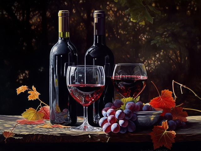 Wine Paint by Numbers Paint by Numbers